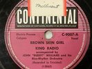 KING RADIO 78 Brown Skin Girl rare 50's Calypso #C 1228
