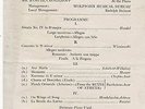 circa 1920  Jascha Heifetz  broadside / Program BOSTON'S WOOLSEY HALL