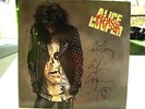 Autograph Alice COOPER signed TRASH vinyl Signature with flyer Rock