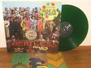 The BEATLES - Sgt Peppers LHCB (1967 Vinyl LP) Parlophone GREEN vinyl w/ INSERT