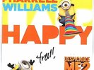 Happy [Single] by Pharrell Williams AUTOGRAPHED (Vinyl, Nov-2013, BLM Records)