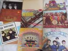 9 Beatles LP's Please Me Sgt Pepper Yellow Submarine With The Magical Mystery