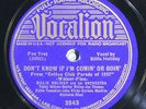 78 RPM -- Billie Holiday, Vocalion 3543, EE+