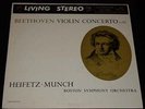 HEIFETZ MUNCH BEETHOVEN Violin Concerto RCA LIVING STEREO LSC 1992