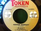 Ruby Feminine Ingenuity Deceived 45 Ep Northern Soul Monster Gold Token RARE NM