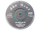 EX UK SKA BEAT 45 - WINSTON & THE TONETTES - YOU MAKE ME CRY
