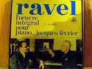JACQUES FEVRIER / RAVEL oeuvres de piano / RARE GOLD ADES ED 1 / EX