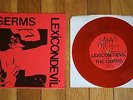 RARE The Germs Lexicon Devil 45 7
