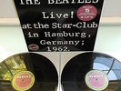 THE BEATLES-LIVE AT THE STAR CLUB 1962..1ST ISSUE NEAR MINT DOUBLE VINYL LP 1977
