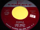 LINK WRAY Rumble 45 Great Fuzz Punk/Rockabilly Original Cadence Nice One
