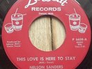 NELSON SANDERS This Love Is Here To Stay on La Beat Northern Soul R&B