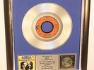 ABBA, Dancing Queen, Single Platin Record, platin Schallplatte, Award, gold