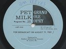 HEAR - Rare Patsy Cline & Jim Reeves LP - Pet Milk / Grand Ole Opry Radio Show