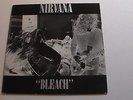 Nirvana Bleach LP Original 1989 Black Vinyl Pressing With Limited Poster NM