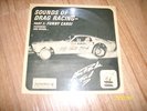 vintage CARDBOARD picture record SOUNDS OF DRAG RACING, FUNNY CARS