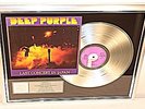 Deep Purple, Last Concert In Japan, Platin Record, Schallplatte, Award, gold
