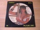 LP Picture Disc SABRINA - BOYS / GET READY Made in Italy 1987 sexy