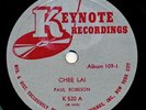 CHINESE - PAUL ROBESON on RARE E+ 1941 Keynote K 520 - Chee Lai