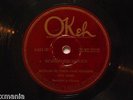 RICHARD M JONES JAZZ WIZARDS Dusty Bottom Blues/Scagmore Green OKEH 8431 78 rpm