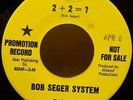 BOB SEGER SYSTEM | Promo 45 | 2+2 = ? | Death Row | Capitol | P 2143 | VG++