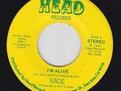 SAGE I'm Alive 45 on Head M- RARE modern soul HEAR