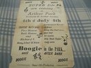 RARE RANDOM HIP HOP HALF SIZE FLIER.SUPER D.J.'S AT BRONX PARK