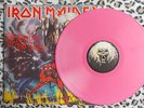 Iron Maiden,The Number Of The Beast,U.K PINK VINYL L.P.not picture disc