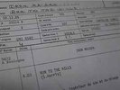IRON MAIDEN FRENCH TEST PRESS 1985 WITH PRODUCTION SHEET RUN TO THE HILLS???????