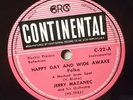 JERRY MAZANEC CONTINENTAL 78 - MY BEAUTIFUL ROSE POLKA / HAPPY GAY & WIDE POLKA