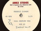 FREDDY CANNON 20th Century Fox (unreleased mix) mono 8