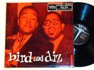 CHARLIE PARKER & DIZZY GILLESPIE: BIRD AND DIZ verve LP / clef series MONO