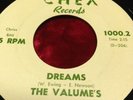 THE VALUMES 45 RECORD ERROR CHEX DETROIT VOLUMES NORTHERN SOUL DOO WOP LOVE YOU