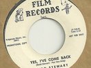 REDD STEWART 45 RARE Film Record Label 710 FORGET HER WL PROMO