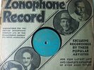 VERY RARE 'JIMMIE RODGERS PUZZLE RECORD' ZONOPHONE 78 + PICTURE SLEEVE