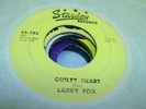 Country 45 Larry Fox - Guilty Heart / Don'T Hold Me Too Close On Starday