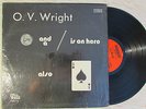 O.V. Wright LP BACK BEAT Nickel & A Nail & The Ace Of Spades RARE ORIGINAL SOUL