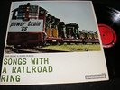 Early 60s JOHN DEER Collectible LP SONGS WITH A RAILROAD RING J Cash BOB DYLAN +