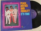 Peace Justice And Equality LP STONE GOLD It's Time RARE SWEET SOUL FUNK