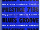 COLEMAN HAWKINS w/TINY GRIMES BLUES GROOVE RARE ORIG'58 PRESTIGE MONO LP DG  RVG