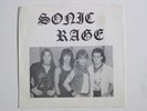 SONIC RAGE Private Press Illinois Hard Rock Hair Metal 1985 UNKNOWN? 45 HEAR