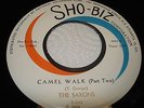 The Saxons-CAMEL WALK-Parts 1 & 2 45  Show Biz Records/Doo Wop Orig.