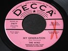 The Who   My Generation / Out In the Street   Decca promo 45 7
