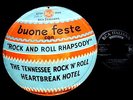 ELVIS PRESLEY/BUONE FESTE CON ROCK AND ROLL RHAPSODY/RARE RCA ITALIANA EP 0068