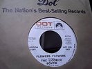 THE LICORICE SCHTIK - Flowers Flowers Rare Promo DOT 45 Psych Rock VG+