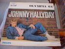 JOHNNY HALLYDAY nm- rockabilly french lp OLYMPIA 64, RARE STEREO, 1964