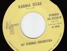 PSYCH FUNK INSTRO 45 101 STRINGS ORCHESTRA KARMA SITAR ALSHIRE 4520 NEAR MINT