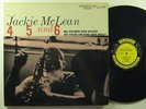 JACKIE McLEAN   4 5 and 6   PRESTIGE 7048 jazz LP (50th St, deep groove, RVG)