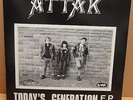 ATTAK - TODAY'S GENERATION - ORIGINAL UK 1982 NO FUTURE 45 MINT OI 7 INSERTS