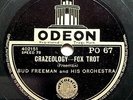 Bud Freeman Orch: Crazeology / JC Higginbotham 6 Hicks:Telephone Number (78 rpm)