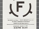 Faith LAST SHOW FLYER 2 kbd Youth Brigade Corrosion of Conformity punk void